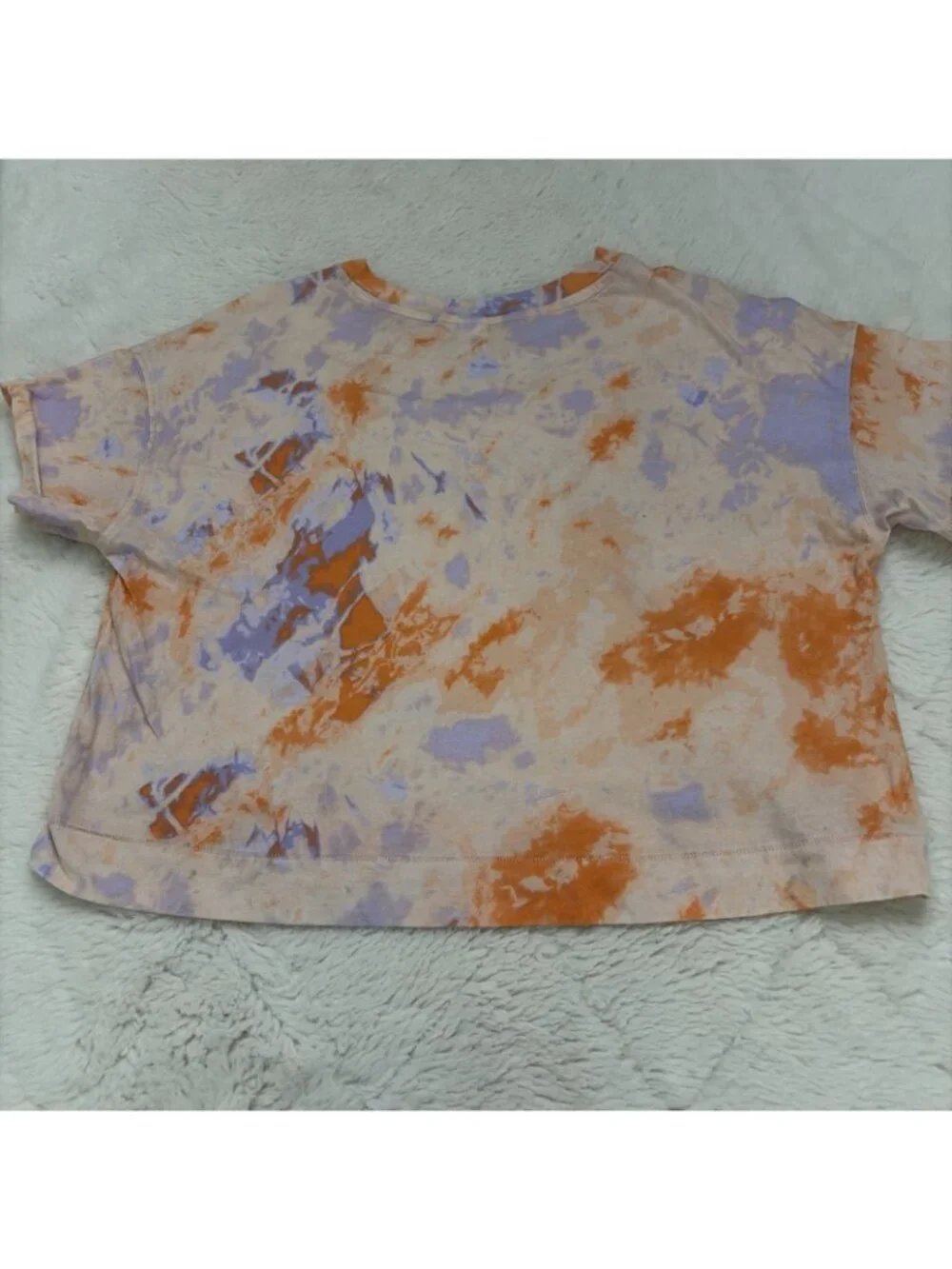 Old Navy Girls XL Tie Dye Short Sleeve Cropped Tee